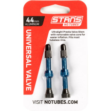 Безкамерний ніпель Stan's Notubes FV 44мм (2шт на блістері) блакитні