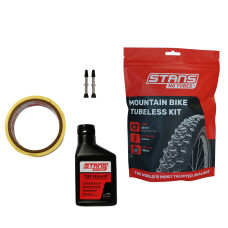 Набір Stan's Mountain Tubeless Kit 21 мм (стрічка 21 мм, ніпеля 44 мм, герметик 200 мл)