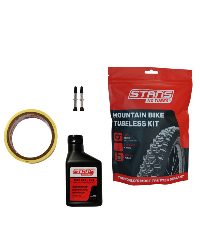Набір Stan's Mountain Tubeless Kit 21 мм (стрічка 21 мм, ніпеля 44 мм, герметик 200 мл)