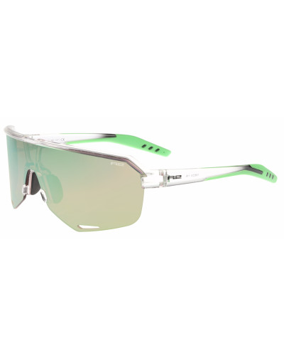 Окуляри R2 FLUKE clear-black-green (PC), лінза brown (HD Polarized), покриття green revo, кат. 3