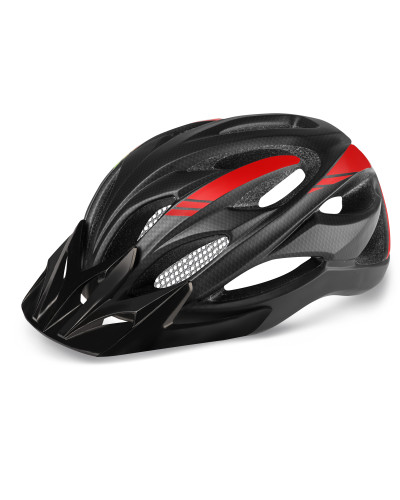 Шолом R2 XEO 2019 колір black carbon red / shiny розмір L (58-61 см)