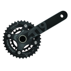 Шатуни Sunrace M966 під Hollowtech (вісь 24мм), на 9 шв., 36-22T, 175мм, з кареткою BBM97