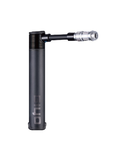 Насос компактний Giyo GP-84S, алюмій, СNC, ультракомпакт, висувний шланг, soft touch, 13 см, 120 psi