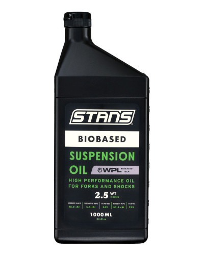 Олива для вилок та амортизаторів Stan's Biobased Suspension Oil, 2.5WT, 1 л