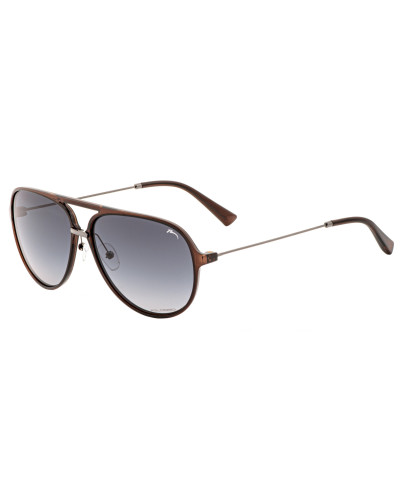 Окуляри Relax Harris коричневі глянцеві, лінза grey (Polarized TAC 1,1 mm), кат. 3