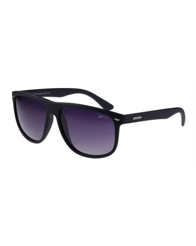 Окуляри Relax Kanaga чорні матові, лінза smoke grady (Polarized TAC 1,1 mm), кат. 3