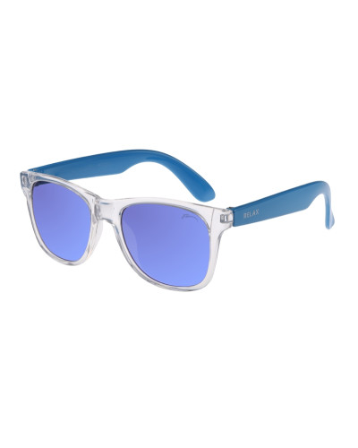 Окуляри Relax Leni прозорі глянцеві, лінза smoke (PC), blue, кат. 3
