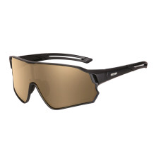 Окуляри Relax Artan чорні матові, лінза brown (Polarized TAC 1,1 mm), flash mirror, кат. 3