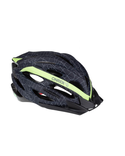 Шолом ONRIDE Grip чорний/зелений L (58-61 см),M (55-58 см)