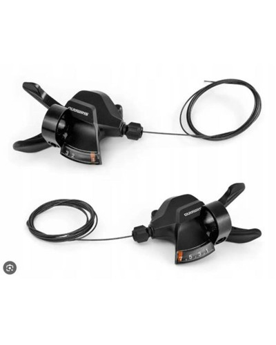 Shimano манетки SL-M315-3/7, 21 speed, шифтери тригерного типу (RapidFire), 3 х 7 швидк., Ліва+Права фіксовані, з індикац. вікнами,