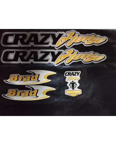 Наліпки на велосипед  Crazy Horse