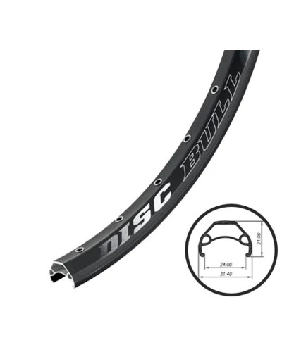 Обід 29 Weinmann DiscBull   29ER" ( 32H )  AV , пістонований, подвійний, повністю Чорний під Диск, Ширина (зовн./внутр.): 31,5/24мм., для покр.: 1,75 - 2,20"., Н: 21мм,, із Логотипом