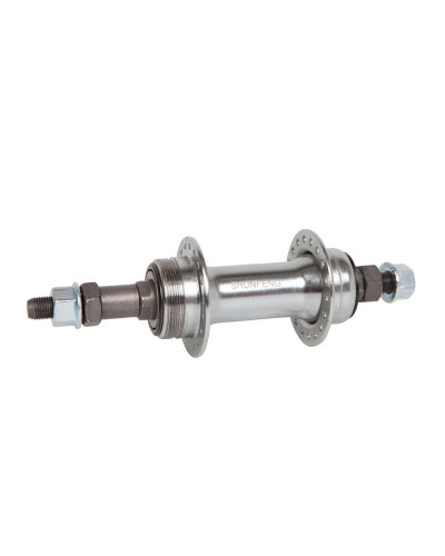 Втулка задня Vbr тріскачка сталь 36H 14G під гайку OLD -135mm срiблястий SHUNFENG SF-HB03R