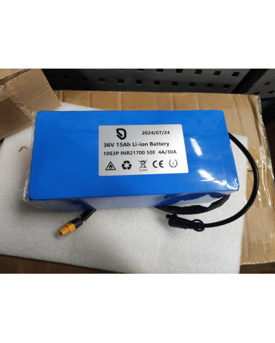 Акумулятор 36v15ah 50E 10s2p 4/30A BT PVC