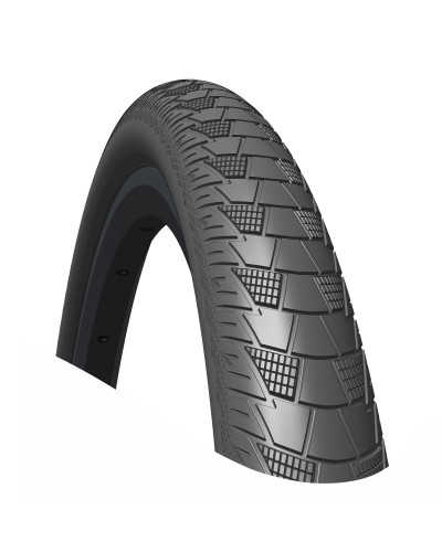 Покришка Rubena Cityhopper 28x2,00 (52-622) захист STS (1mm) 30 TPI, RS, eBike, чорна