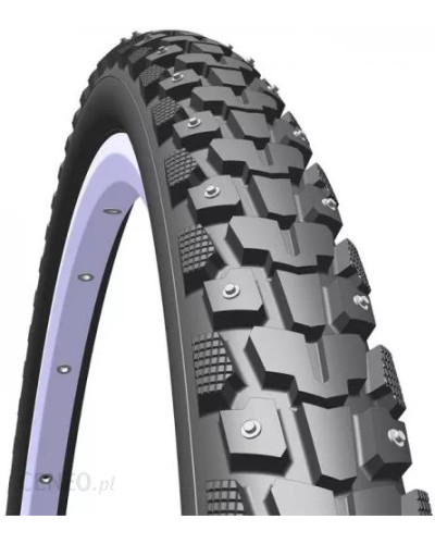 Покришка Rubena Gripper Ice (136 Шипів) 700x40C (42-622) захист STS (1mm) 30 TPI, RS, eBike, чорна