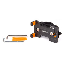Тримач гаджета ONRIDE Holder 20, алю., ширина 65 - 95 мм, крок обертання 90°, Ø 20 - 36 мм