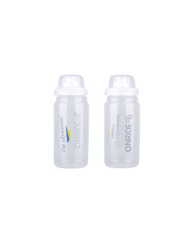 Фляга ONRIDE Elite Fly UA  550 мл прозора, з ковпачком