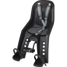Дитяче крісло переднє POLISPORT Bubbly Mini Evo FHT на рульову трубу, 9-15 кг, чорне