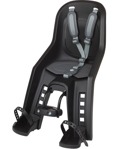Дитяче крісло переднє POLISPORT Bubbly Mini Evo FHT на рульову трубу, 9-15 кг, чорне