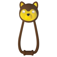 Мигалка дитяча передня KLS Teddy коричнева