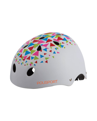 Шолом дитячий POLISPORT Urban Radical (53-55 см) білий Injected Hard Shell