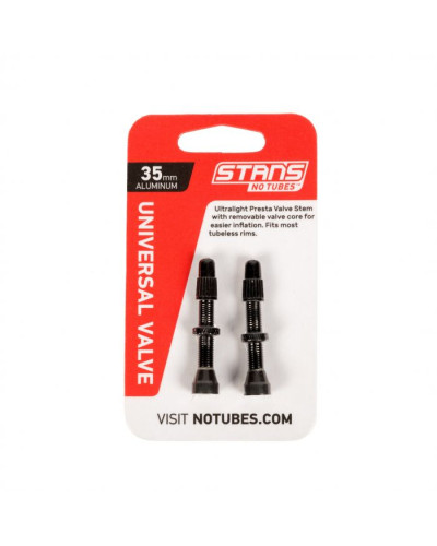 Безкамерний ніпель Stan's Notubes FV 35мм (2шт на блістері) чорні