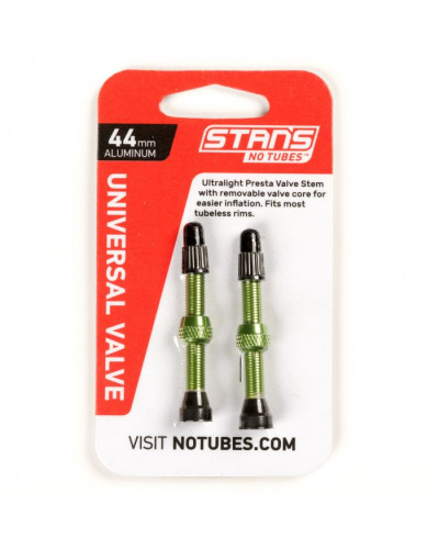 Безкамерний ніпель Stan's Notubes FV 44мм (2шт на блістері) зелені