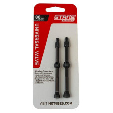Безкамерний ніпель Stan's Notubes FV 80мм (2шт на блістері) чорні