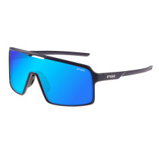 Окуляри R2 WINNER dark/blue (TR90), лінза smoke, покриття ice blue revo, кат. 2
