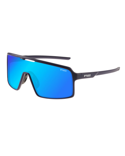 Окуляри R2 WINNER dark/blue (TR90), лінза smoke, покриття ice blue revo, кат. 2