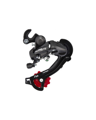 Перемикач задн. 7 швидк. под крюк чорний SHIMANO RD-TZ500В