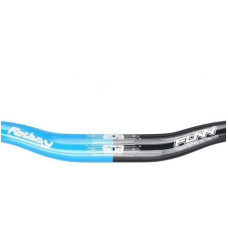 Руль FUNN Fatboy Bob 31.8 / 785 мм підйом 30 мм чорний/блакитний