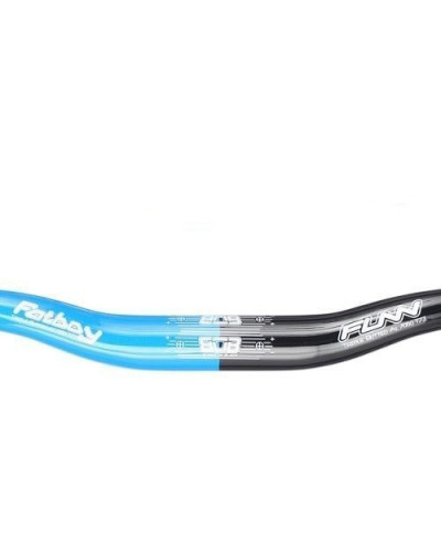 Руль FUNN Fatboy Bob 31.8 / 785 мм підйом 30 мм чорний/блакитний