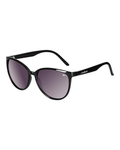 Окуляри Relax Leilani чорні глянцеві, лінза smoke grady (Polarized TAC 1,1 mm), кат. 3