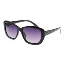 Окуляри Relax Redonda чорні глянцеві, лінза smoke grady (Polarized TAC 1,1 mm), кат. 3
