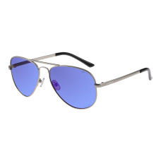 Окуляри Relax Drago срібні матові, лінза smoke (Polarized TAC 1,0 mm ), blue revo, кат. 3