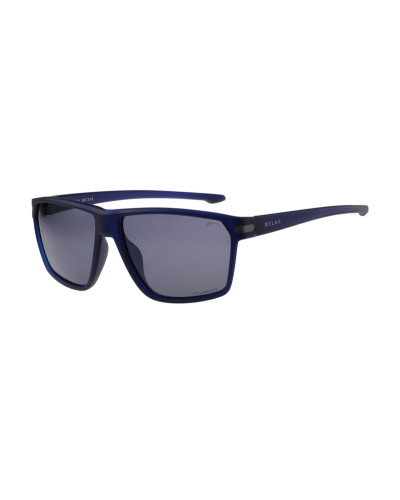 Окуляри Relax Pinnot сині матові, лінза smoke  (Polarized TAC 1,1 mm), кат. 3