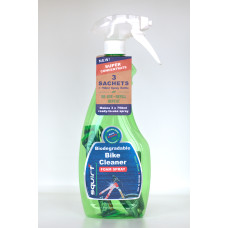 Очищувач (дегризер) Squirt Bio Bike Cleaner 750 мл (пустий флакон) + 3 шт  Super Concentrate 30 мл