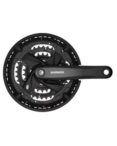 Шатуни Shimano 371 - 22/32/44T 9-ск.170мм під квадрат