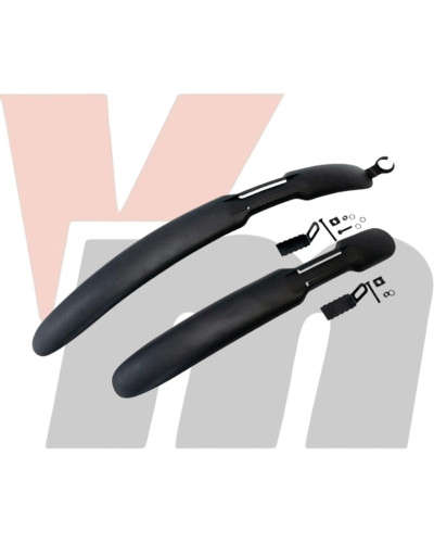 Крила 24-28" пластик. (кріпл. на перемичку) чорн. BRAVVOS FL-640 швидкозмінні