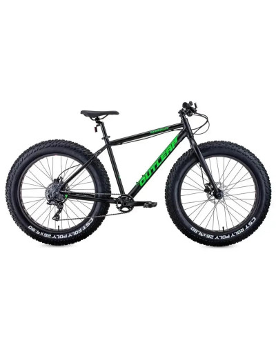 Велосипед фетбайк 26" Outleap Hercules M 2021, чорно-зелений