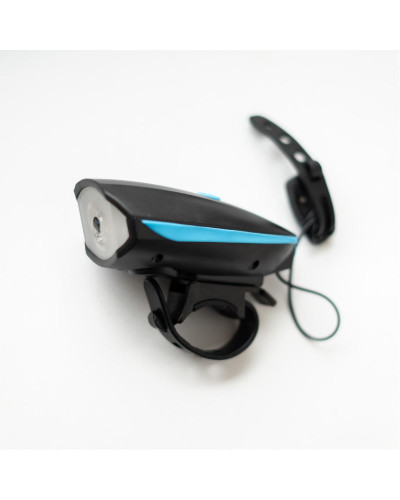Ліхтар передній PU41 300LM,CREE XPG, акум.1200mAh, з сигналом,  USB