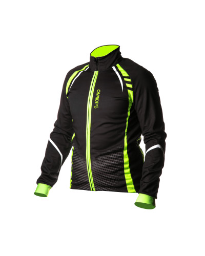 Велокуртка ONRIDE BARK колір чорно-зелений р.EU XL (Р.вироб. 2XL)