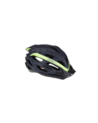 Шолом ONRIDE Grip чорний/зелений L (58-61 см)