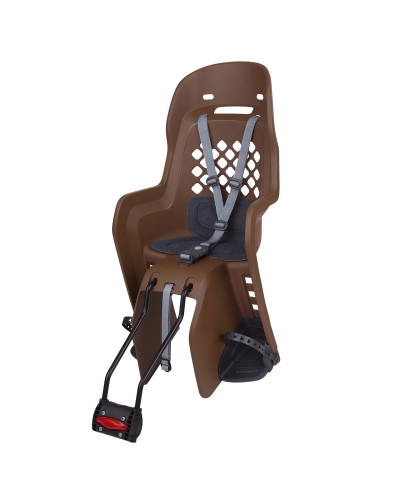 Дитяче крісло заднє POLISPORT Joy FF 29" на підсідельну трубу, 9-22 кг, коричневе