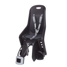 Дитяче крісло заднє POLISPORT Bubbly Maxi Plus FF на підсідельну трубу, 9-22 кг, чорне