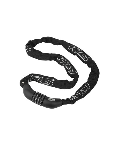 Замок ланцюговий кодовий KLS Chainlock 4 чорний 4x1000 мм