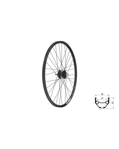 Колесо переднє KLS Draft Dynamo DSC 27,5" чорний