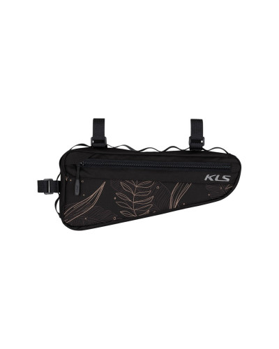 Сумка в трикутник рами KLS Rectangle 023 дизайн-квіти чорний